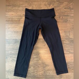 Lululemon Black Cropped Leggings Size 4